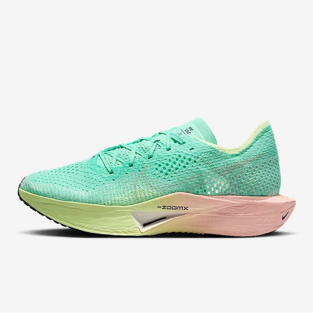 Nike ZoomX 💅 Vaporfly Next% 3 Flyknit Mint Foam-Sail Wmns 8 8.5 HQ3505-379
